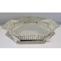 Bandeja de Prata Rendada Sextavada Bandeja de Prata Rendada Sextavada